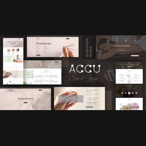 Accu - Healthcare, Massage WordPress Theme Accu - Healthcare, Massage WordPress Theme