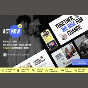 Act Now - Social Activism & NGO WordPress Theme