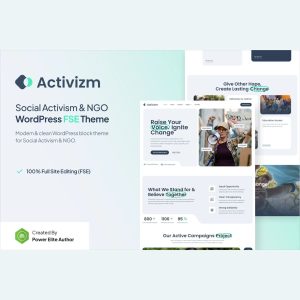 Activizm – Social Activism & NGO Gutenverse FSE WordPress Theme