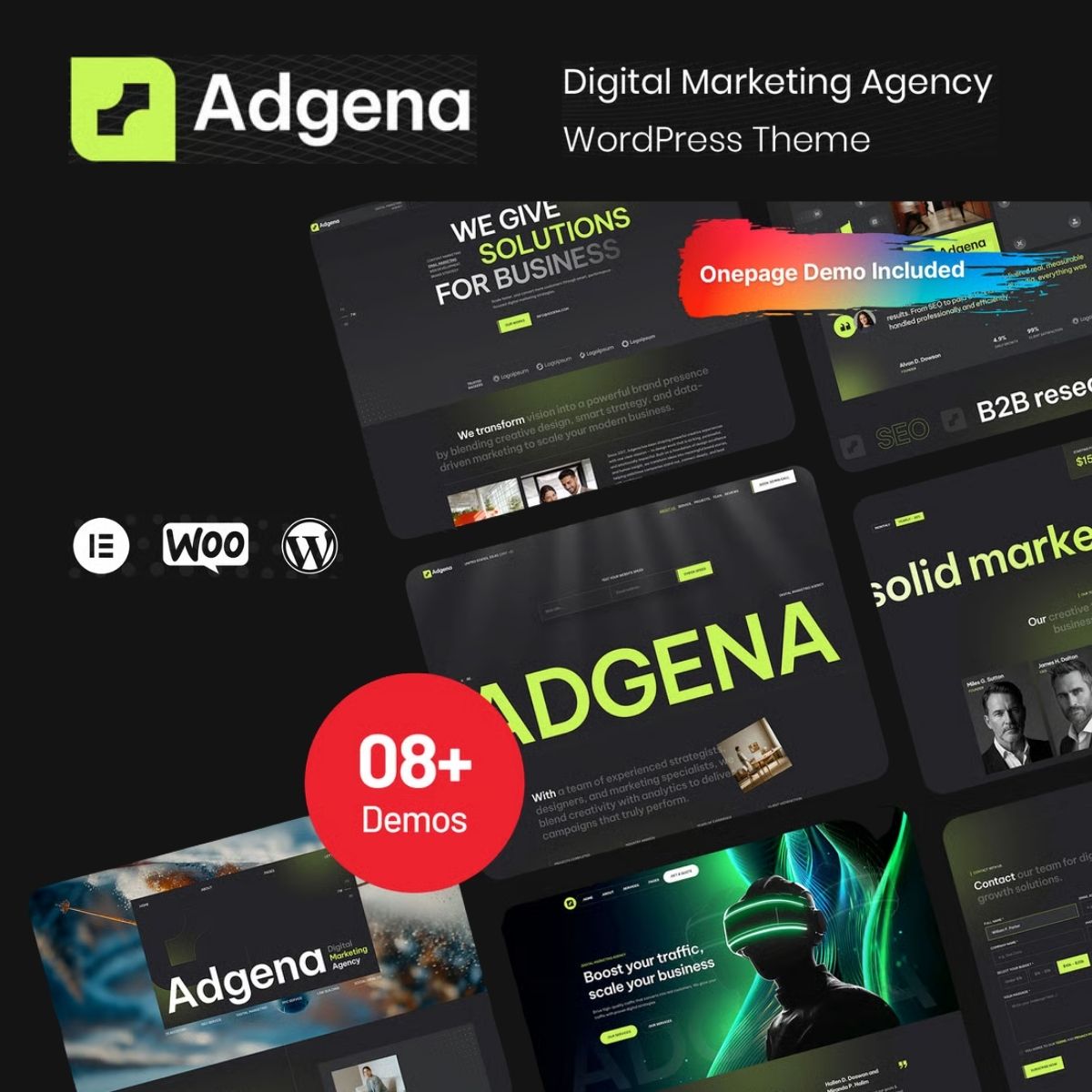 Adgena - Digital Marketing Agency WordPress Theme Adgena - Digital Marketing Agency WordPress Theme
