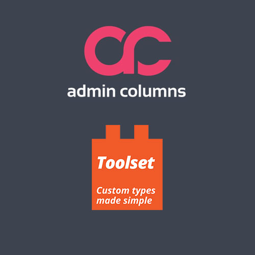 Admin Columns Pro Toolset Types Admin Columns Pro Toolset Types