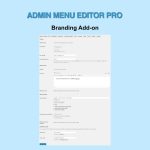 Admin Menu Editor Pro - Branding Add-on