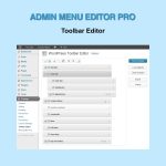 Admin Menu Editor Pro - Toolbar Editor