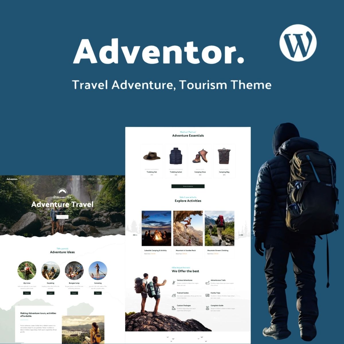 Adventor - Travel Adventure, Tourism WordPress Theme Adventor - Travel Adventure, Tourism WordPress Theme