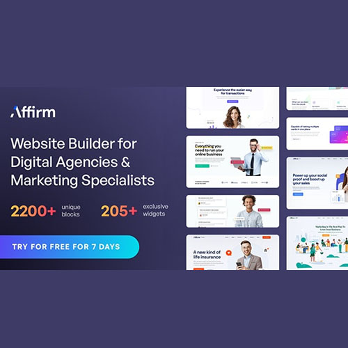 Affirm - Marketing & Digital Agency WordPress Theme Affirm - Marketing & Digital Agency WordPress Theme