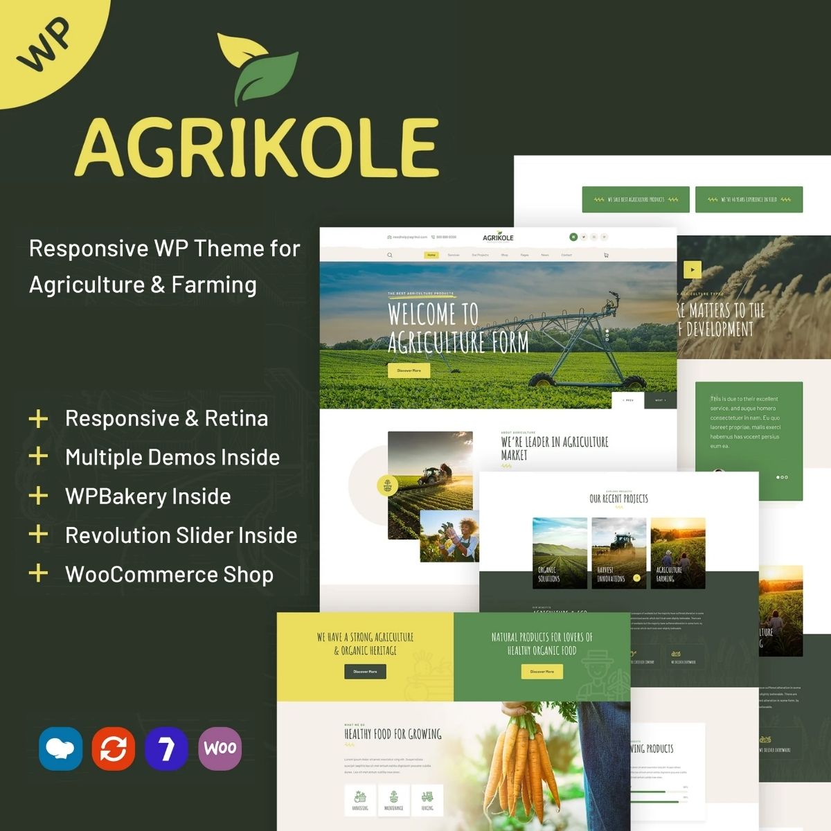 Agrikole | Responsive WordPress Theme for Agriculture & Farming Agrikole | Responsive WordPress Theme for Agriculture & Farming