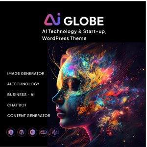 AI Globe - Artificial Intelligence Startup & Technology WordPress Theme