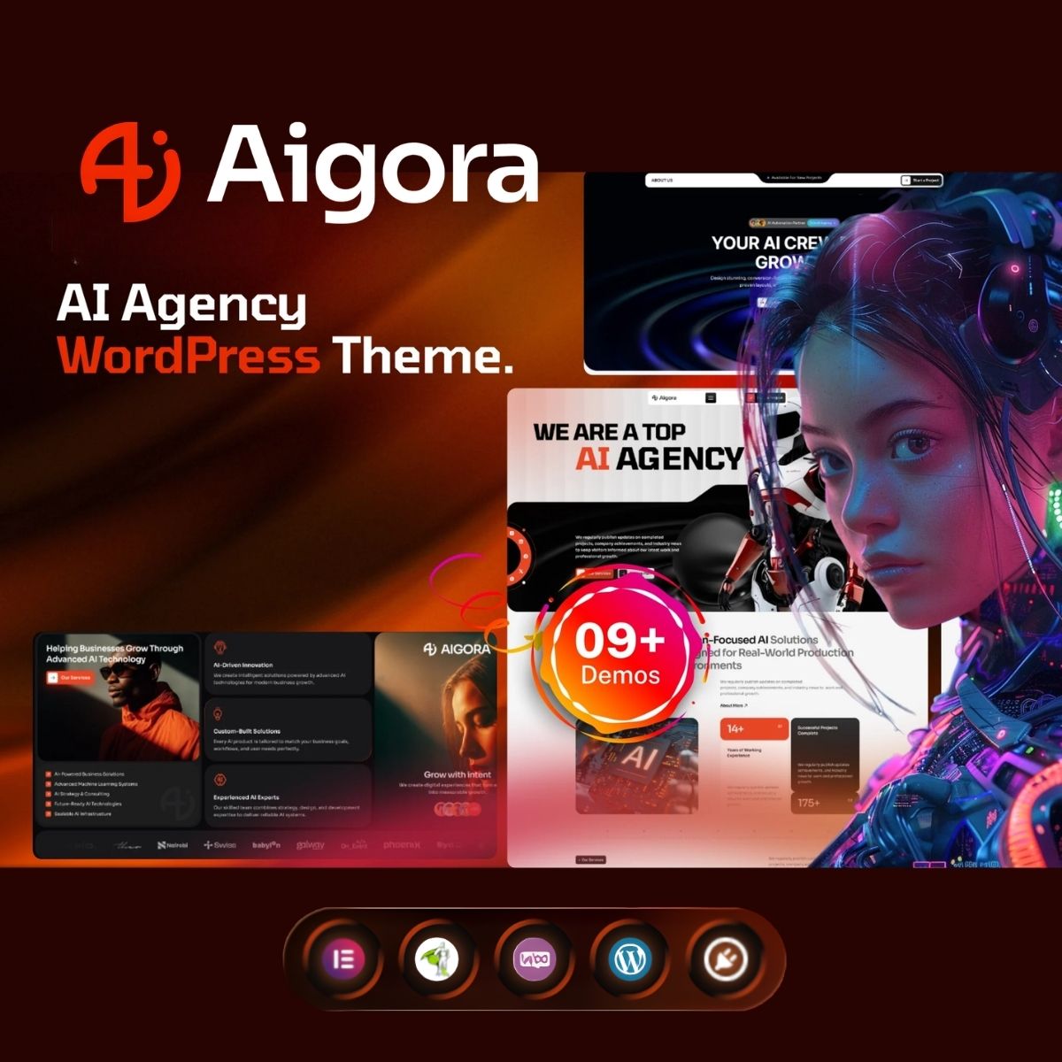 Aigora - AI Agency WordPress Theme Aigora - AI Agency WordPress Theme