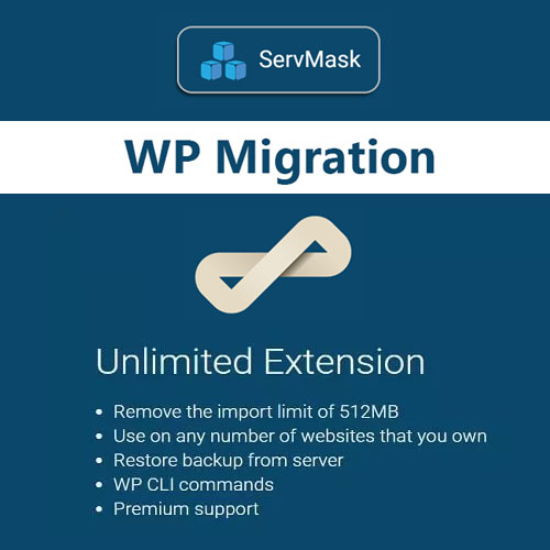 All in One WP Migration Unlimited Extension All in One WP Migration Unlimited Extension