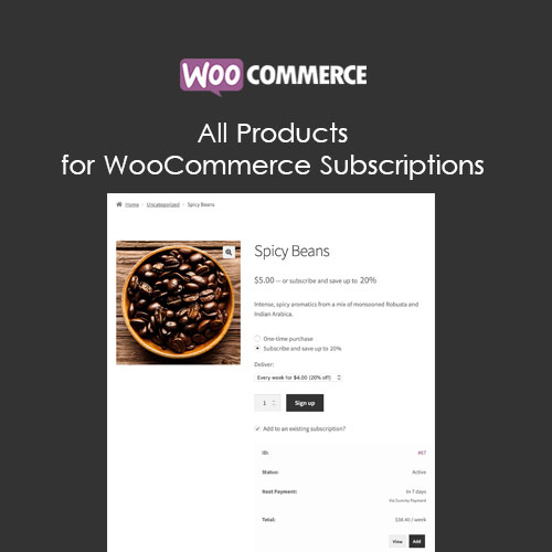 All Products for WooCommerce Subscriptions All Products for WooCommerce Subscriptions