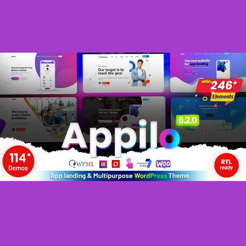 Appilo - App Landing Page WordPress Theme Appilo - App Landing Page WordPress Theme