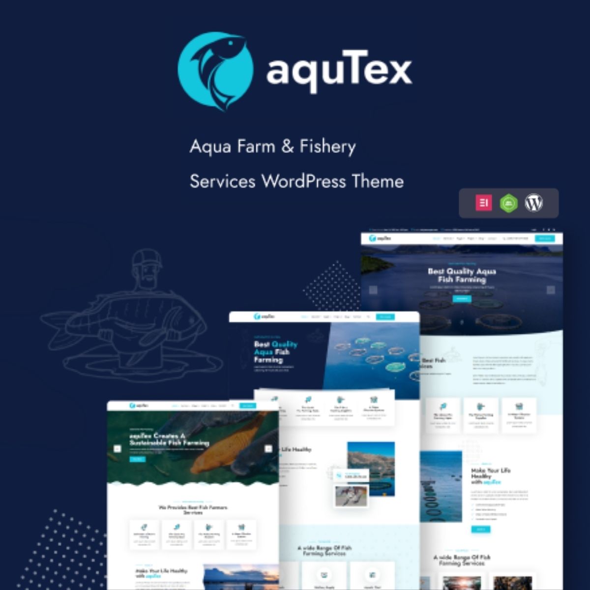 Aqutex - Aqua Farm & Fishery Services WordPress Theme + RTL Aqutex - Aqua Farm & Fishery Services WordPress Theme + RTL