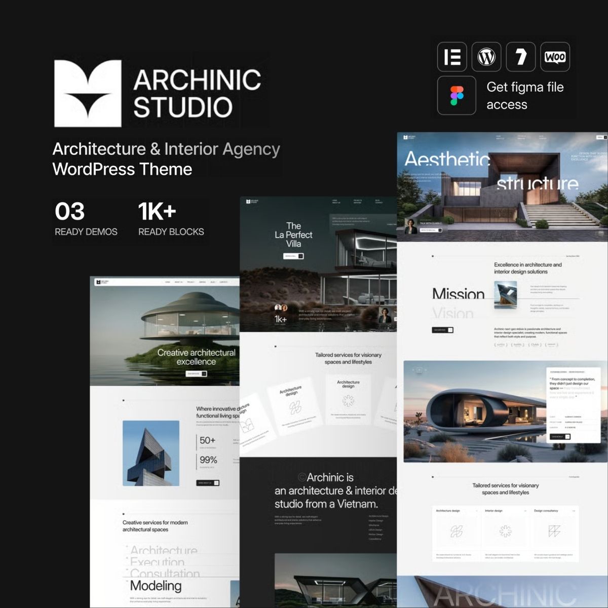 Archinic - Architecture and Interior Agency WordPress Theme Archinic - Architecture and Interior Agency WordPress Theme