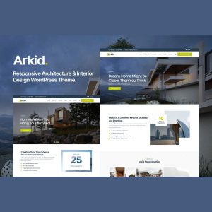 Arkid - Architecture and Interior Design WordPress Theme