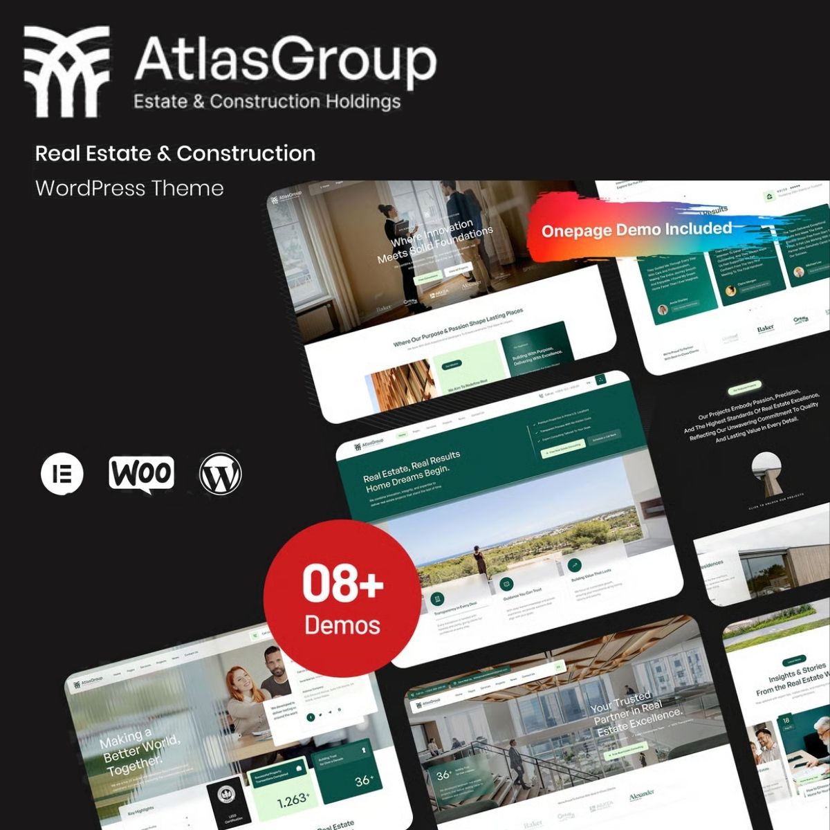 AtlasGroup - Real Estate & Construction Group WordPress Theme AtlasGroup - Real Estate & Construction Group WordPress Theme