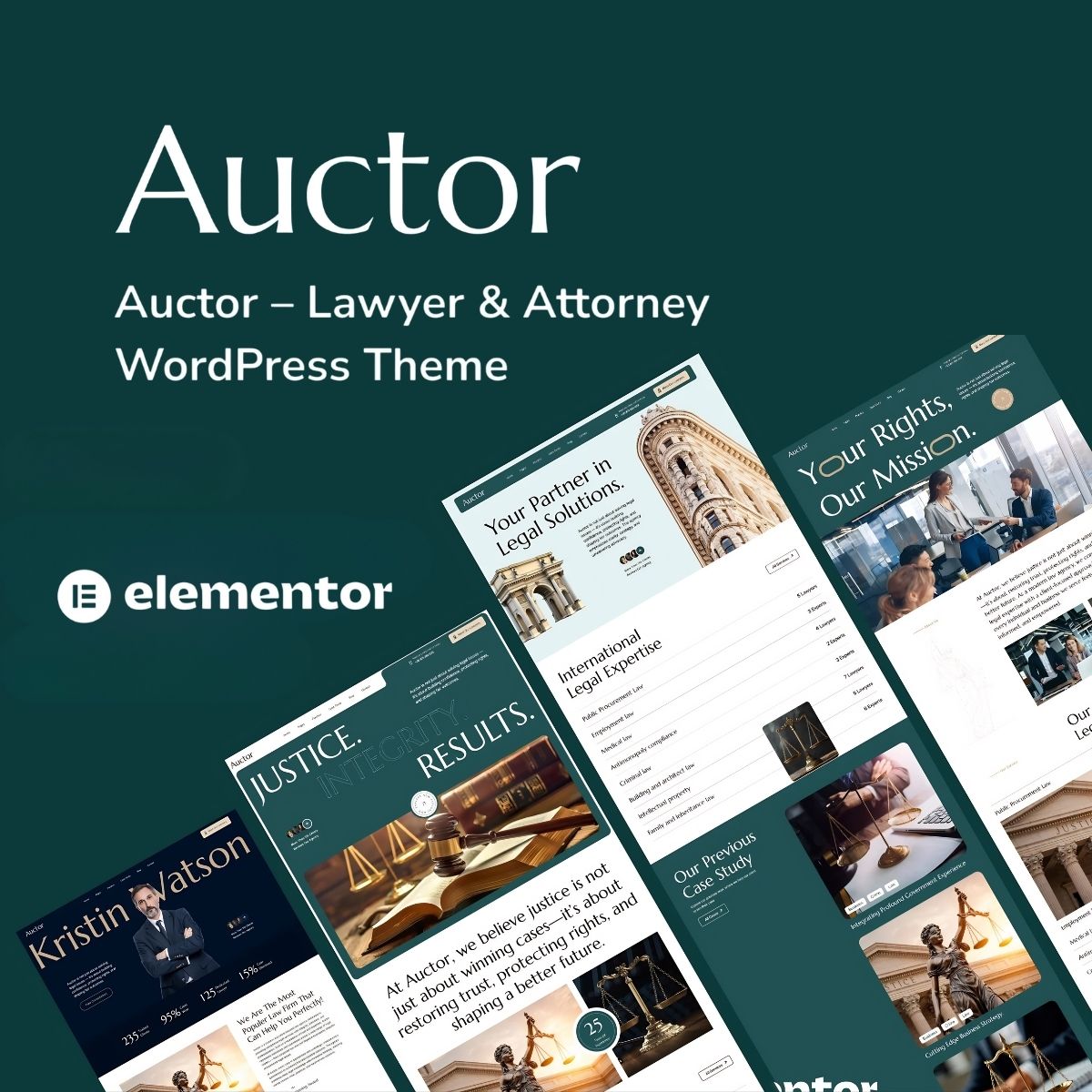 Auctor – Lawyer & Attorney WordPress Theme Auctor – Lawyer & Attorney WordPress Theme