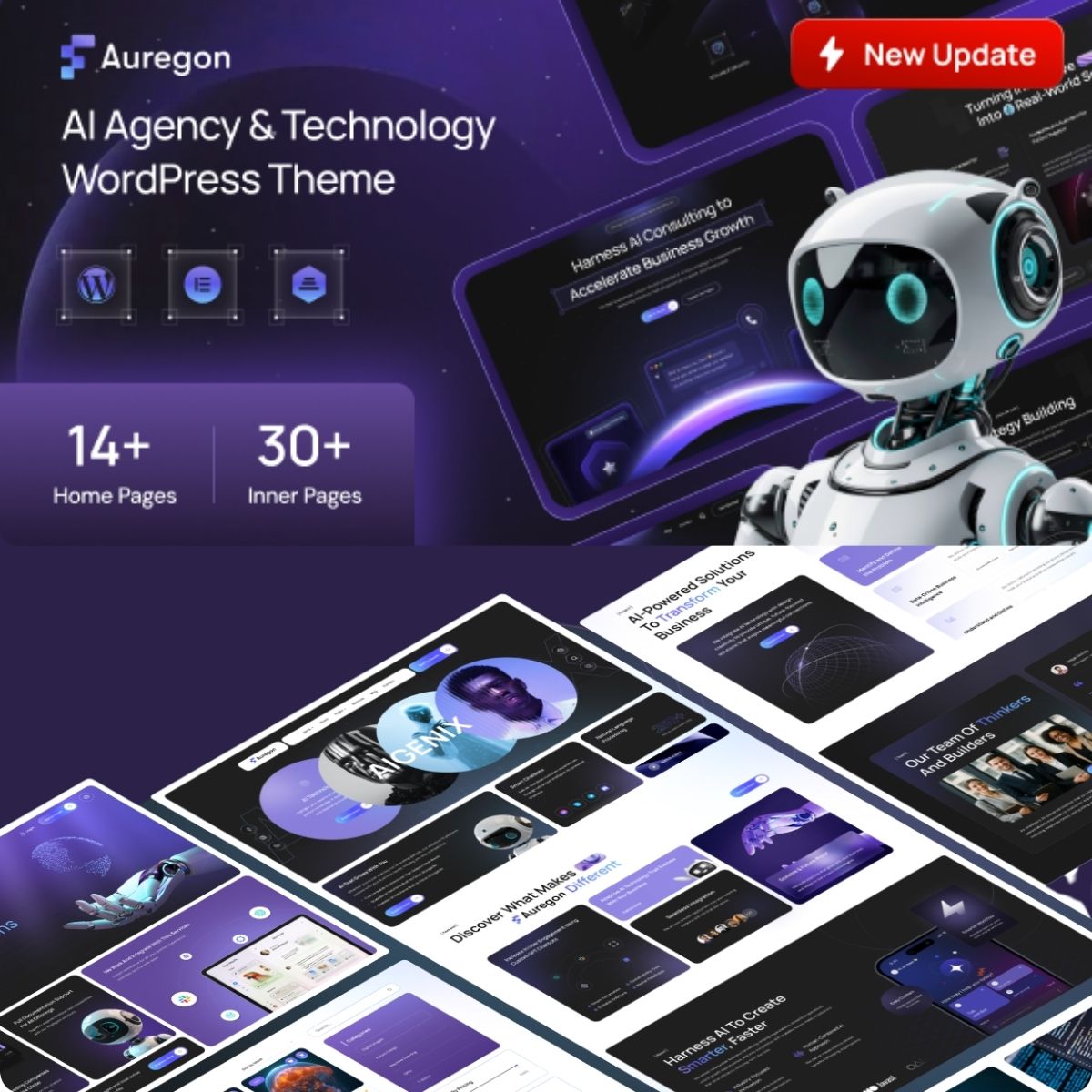 Auregon - AI Agency & Technology WordPress Theme Auregon - AI Agency & Technology WordPress Theme
