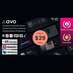 Avo - Creative Portfolio & Agency WordPress Theme