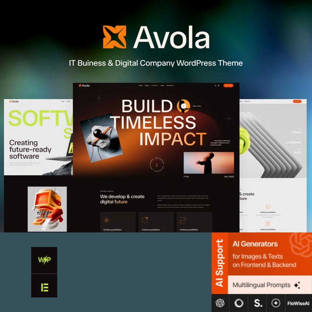 Avola - IT Buiness & Digital Company WordPress Theme Avola - IT Buiness & Digital Company WordPress Theme
