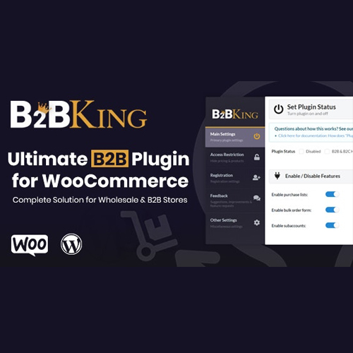 B2BKing - The Ultimate WooCommerce B2B & Wholesale Plugin B2BKing - The Ultimate WooCommerce B2B & Wholesale Plugin