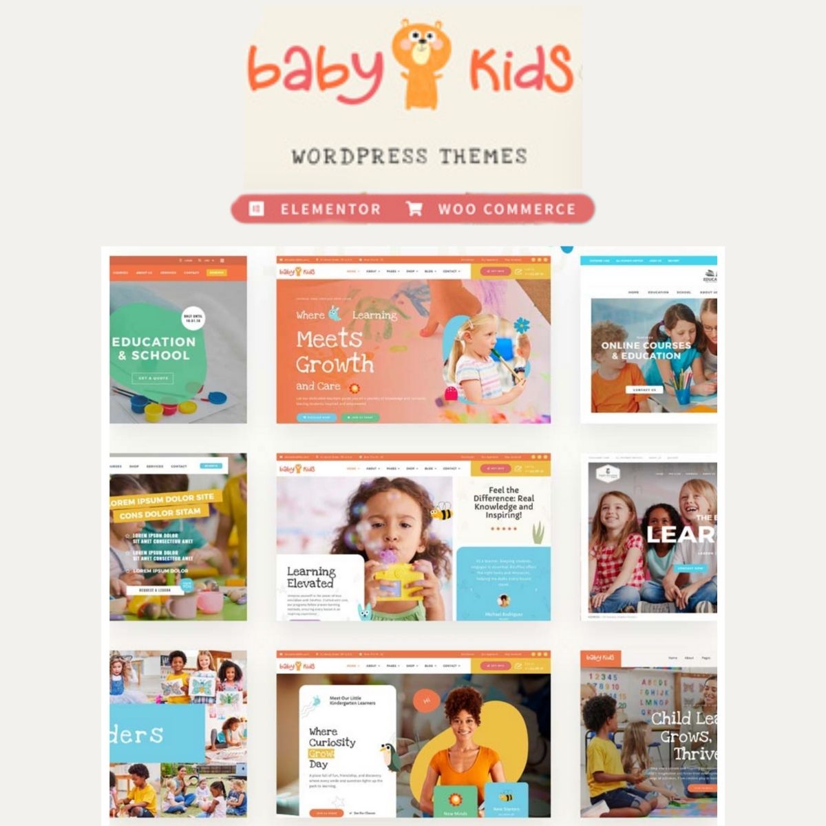 Baby Kids - Education Primary School Children WordPress Baby Kids - Education Primary School Children WordPress