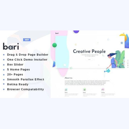 Bari - Portfolio and SEO /Digital Agency WordPress Theme Bari - Portfolio and SEO /Digital Agency WordPress Theme