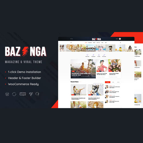 Bazinga | Modern Magazine & Viral Blog WordPress Theme Bazinga | Modern Magazine & Viral Blog WordPress Theme
