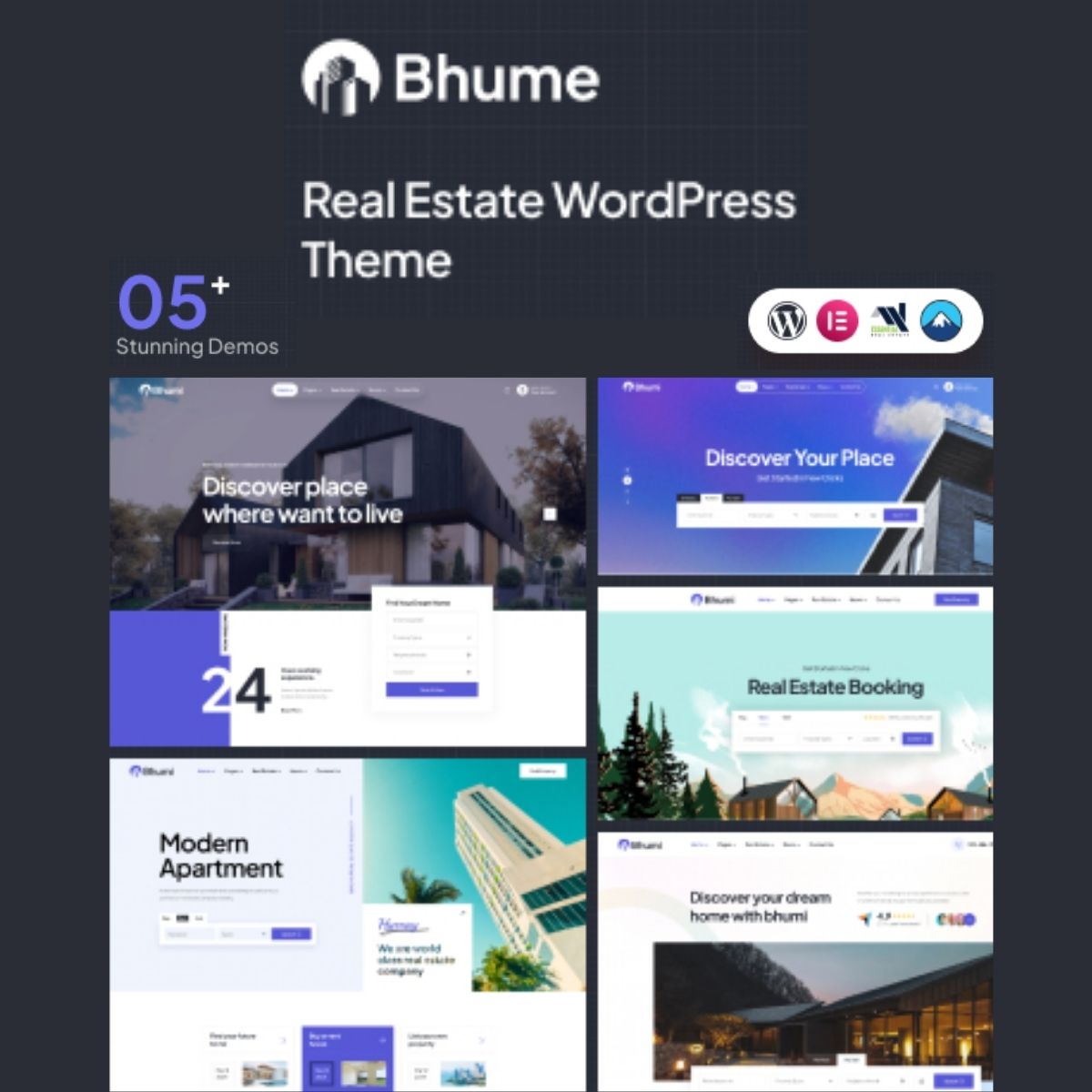 Bhume - Real Estate WordPress Theme Bhume - Real Estate WordPress Theme