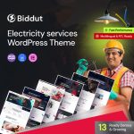 Biddut - Electricity Services WordPress Theme