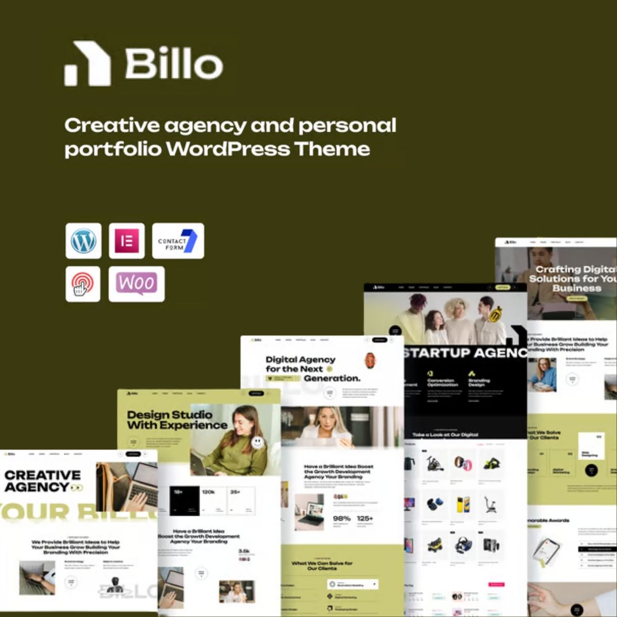 Billo - Creative Agency & Portfolio WordPress Theme Billo - Creative Agency & Portfolio WordPress Theme