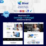 Bixol - Cleaning Services WordPress