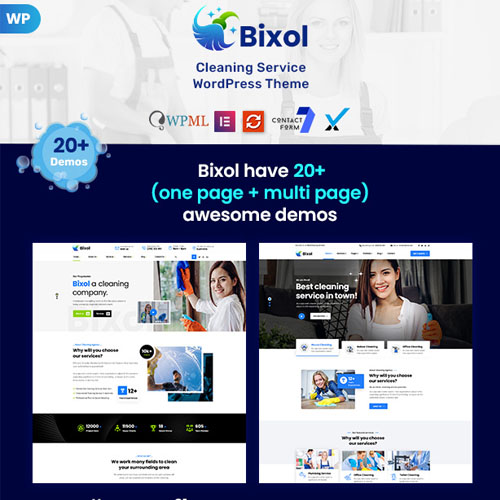 Bixol - Cleaning Services WordPress Bixol - Cleaning Services WordPress