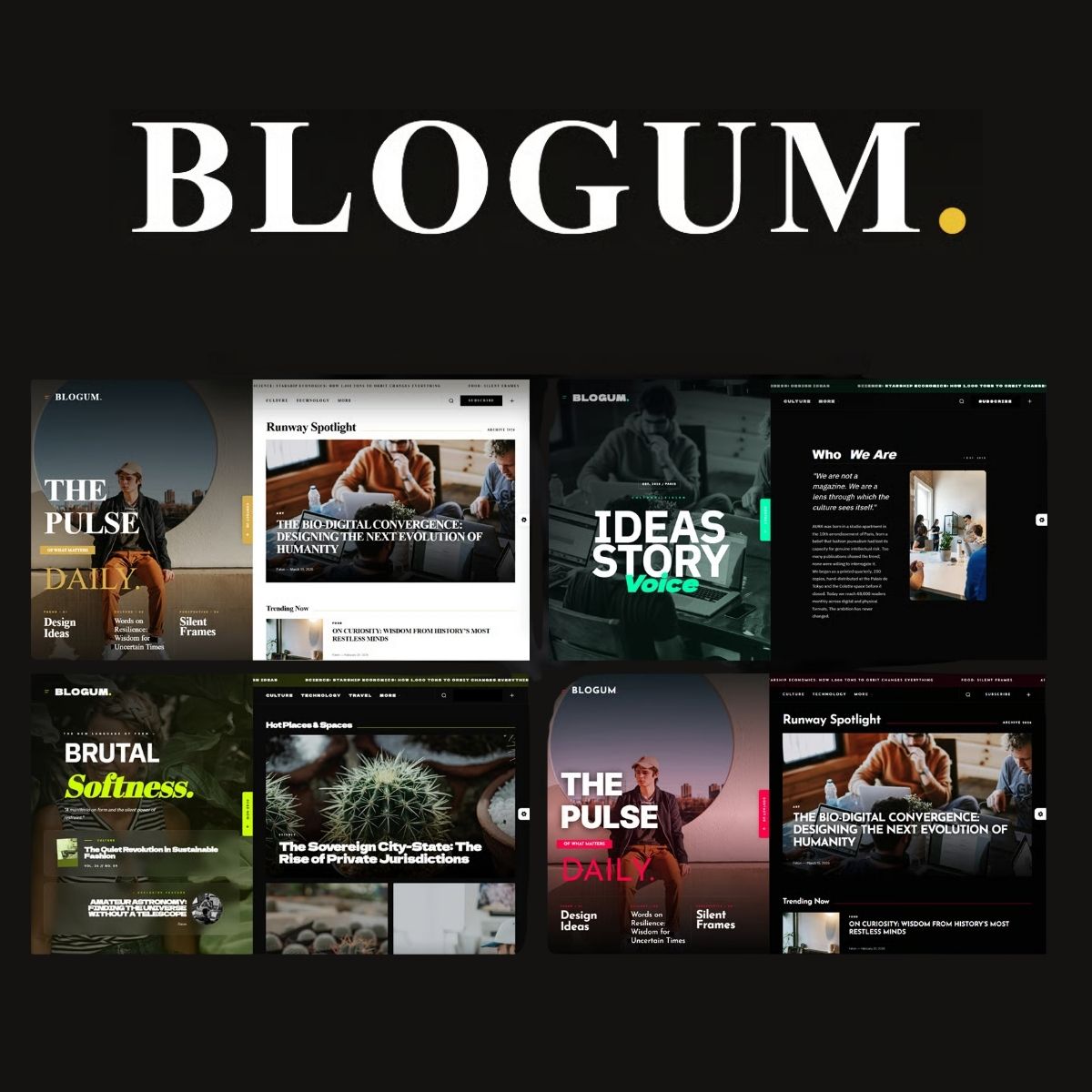 Blogum — Newspaper, Blog & Magazine WordPress Theme Blogum — Newspaper, Blog & Magazine WordPress Theme