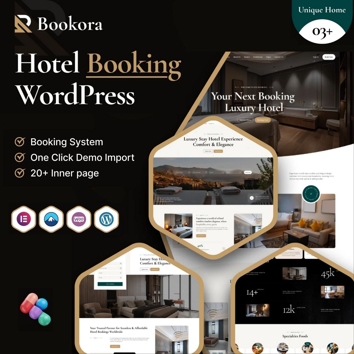 Bookora - Hotel Booking WordPress Theme Bookora - Hotel Booking WordPress Theme