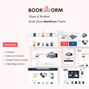 Bookworm - Bookstore & Bookshop WooCommerce Theme