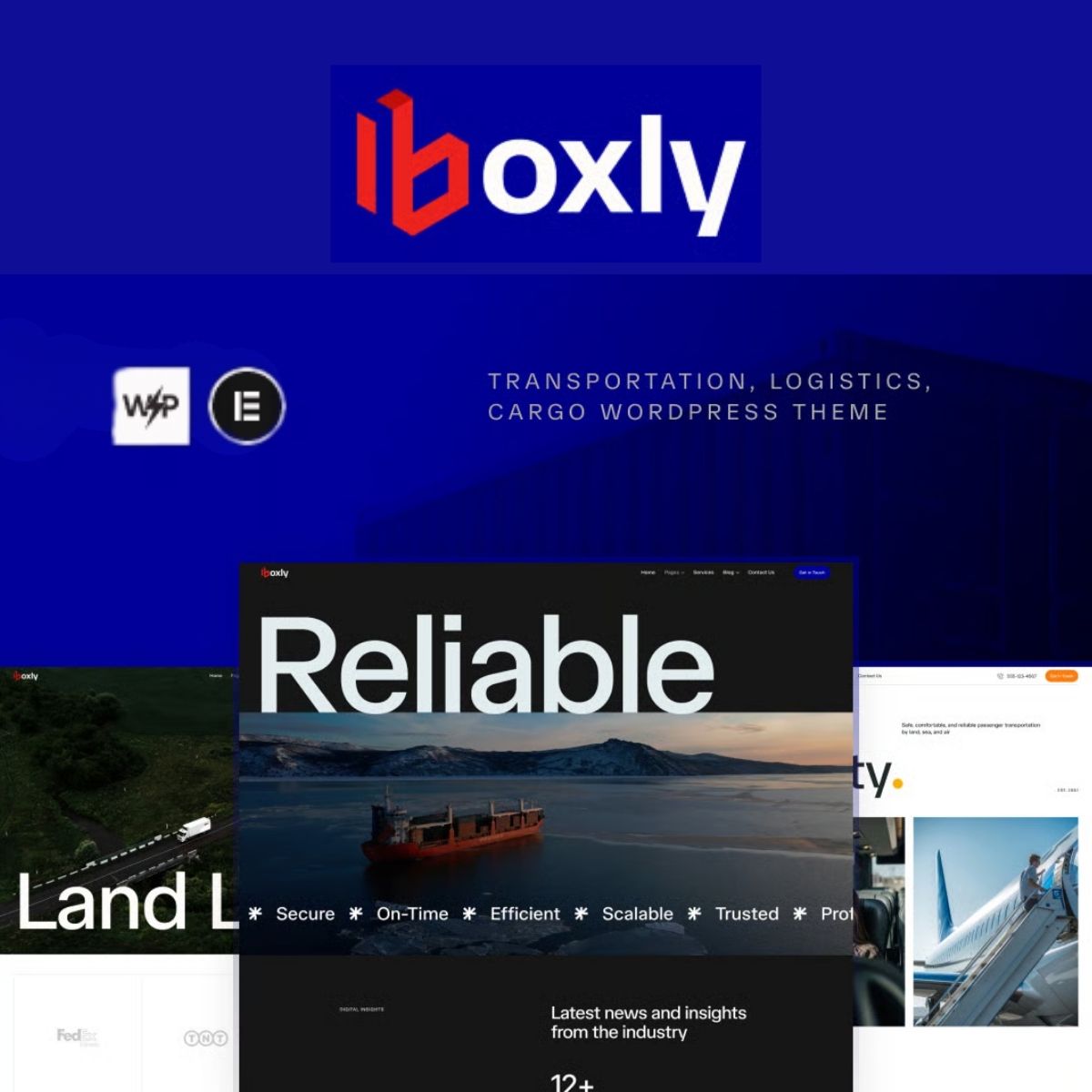 Boxly - Transportation, Logistics, Cargo WordPress Theme Boxly - Transportation, Logistics, Cargo WordPress Theme