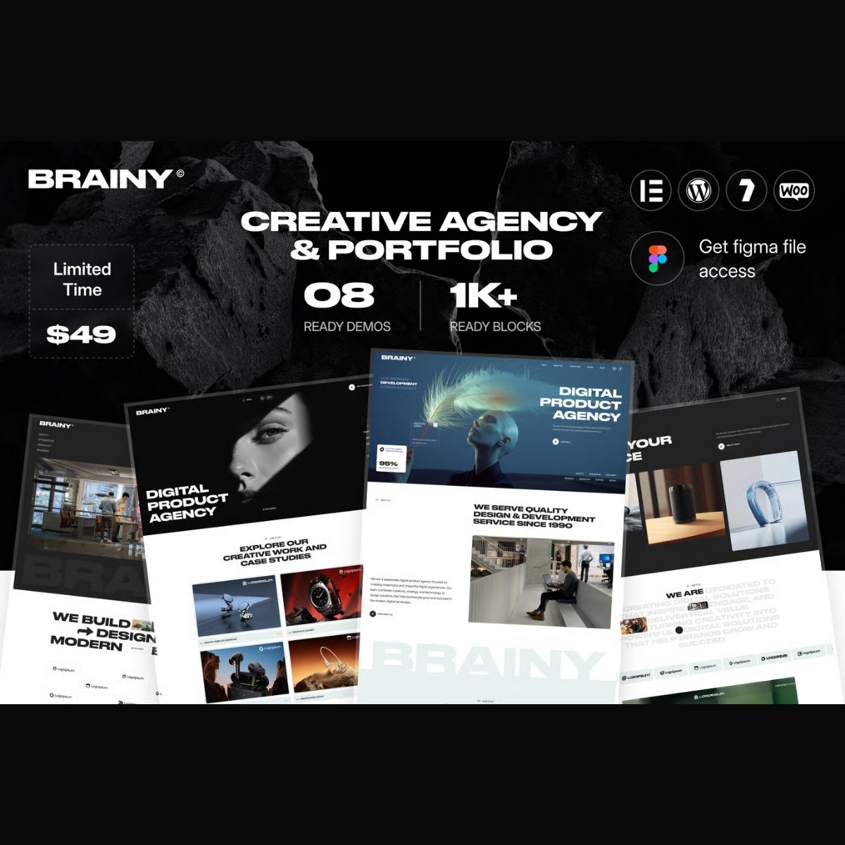 Brainy – Creative Agency & Startup WordPress Theme Brainy – Creative Agency & Startup WordPress Theme