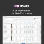 Bulk Table Editor for WooCommerce