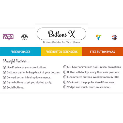 Buttons X - Powerful Button Builder for WordPress Buttons X - Powerful Button Builder for WordPress
