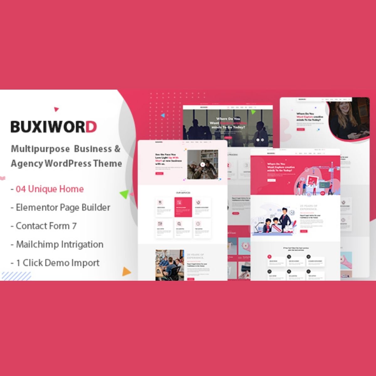 Buxiword - Digital Agency WordPress Theme Buxiword - Digital Agency WordPress Theme