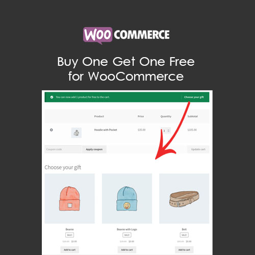 Buy One Get One Free for WooCommerce Buy One Get One Free for WooCommerce