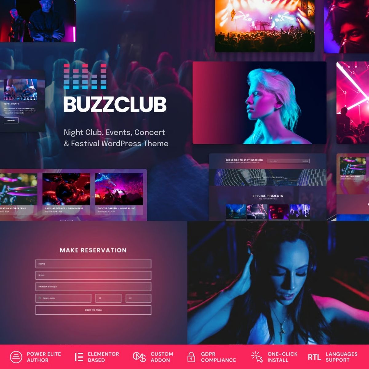 Buzz Club - Night Club, DJ & Music Festival Event WordPress Theme Buzz Club - Night Club, DJ & Music Festival Event WordPress Theme