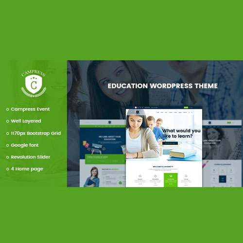 Campress - Responsive Education WordPress Theme Campress - Responsive Education WordPress Theme