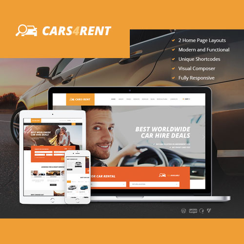Cars4Rent | Auto Rental & Taxi Service WordPress Theme + RTL Cars4Rent | Auto Rental & Taxi Service WordPress Theme + RTL