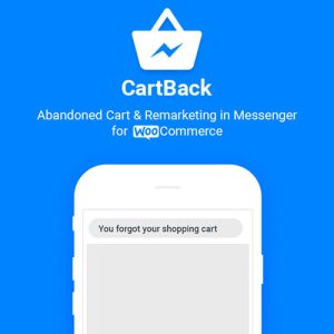CartBack - WooCommerce Abandoned Cart & Remarketing in Facebook Messenger