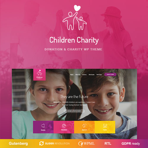 Children Charity - Nonprofit & NGO WordPress Theme Children Charity - Nonprofit & NGO WordPress Theme