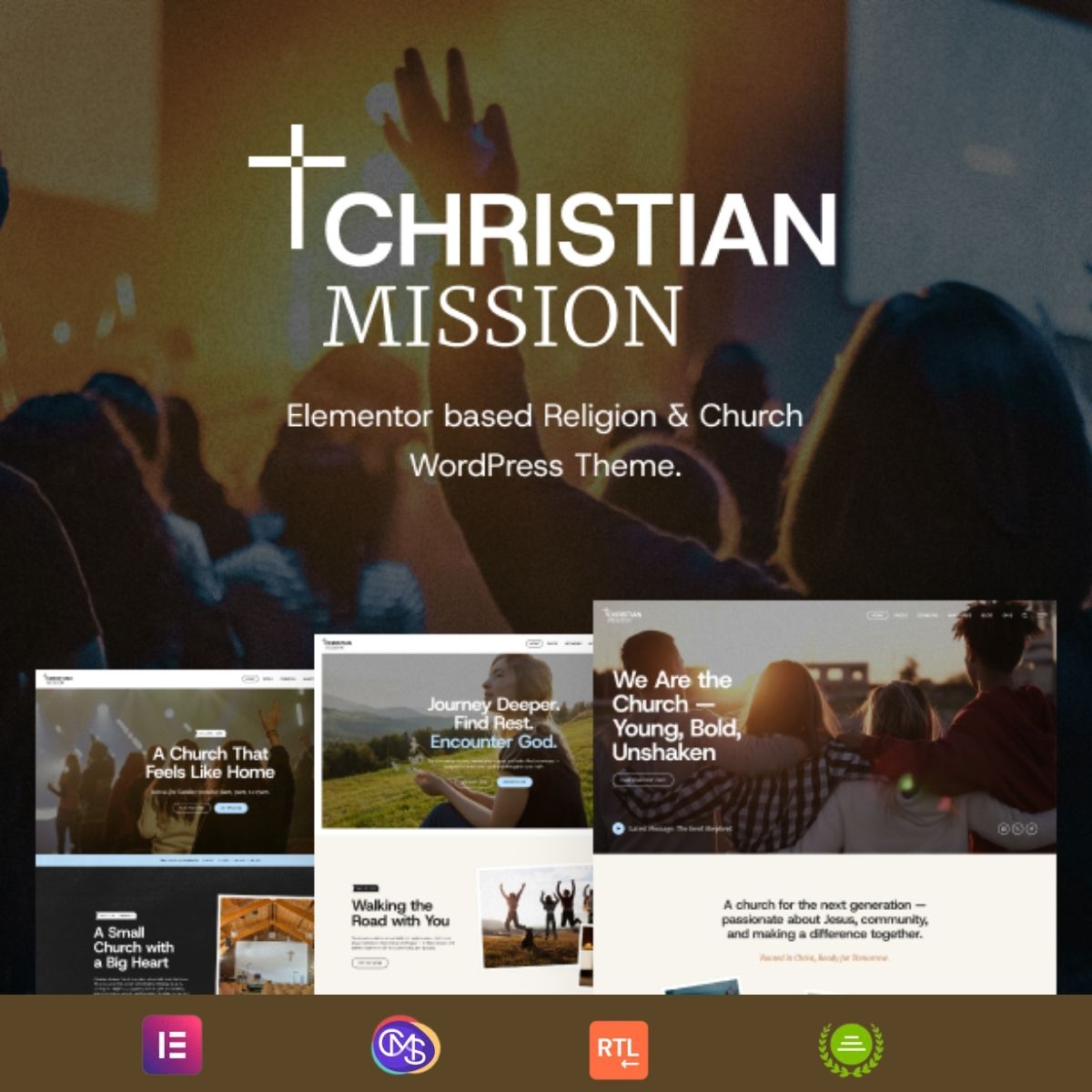 Christian Mission - Religious Events & Retreats Church WordPress Theme Christian Mission - Religious Events & Retreats Church WordPress Theme