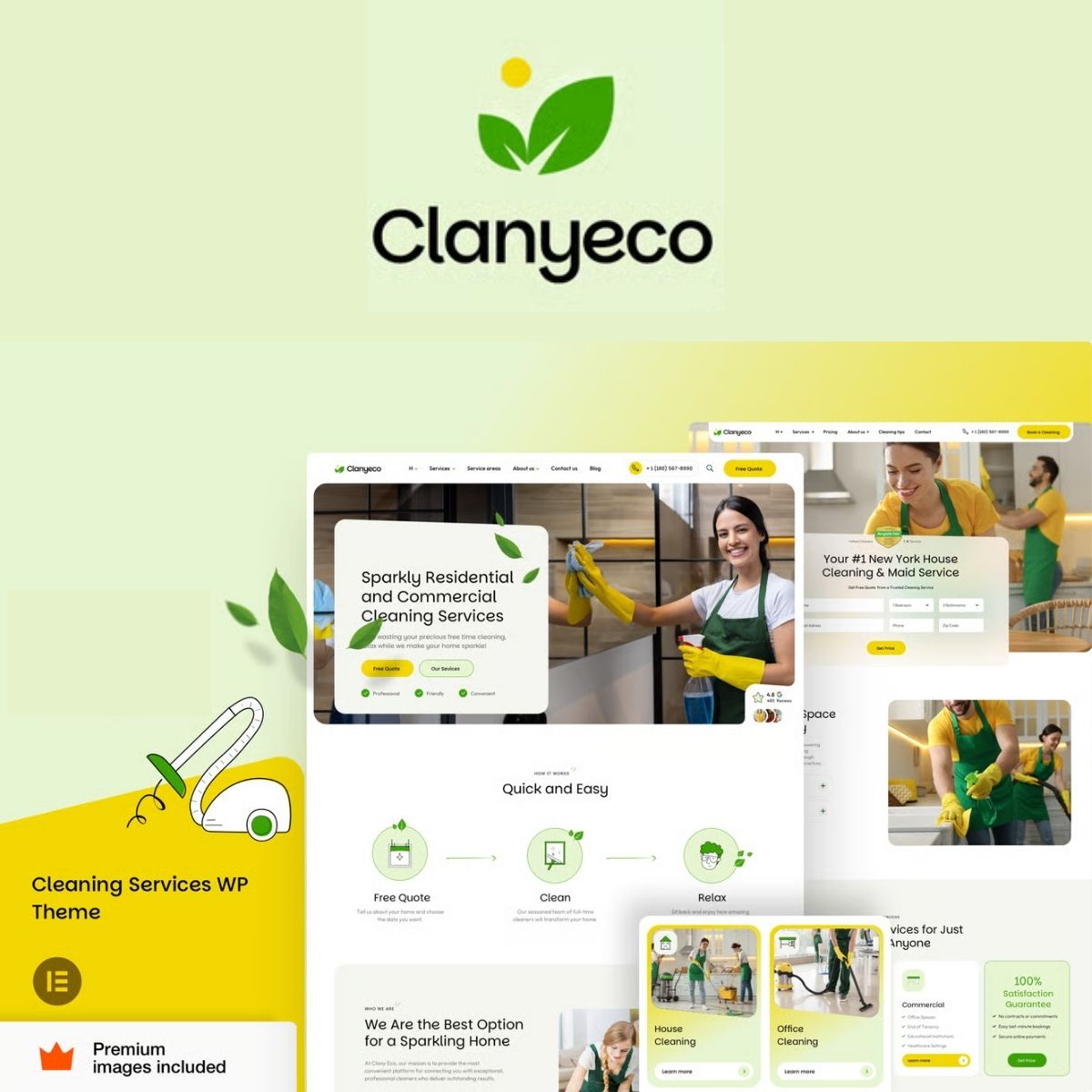ClanyEco– Cleaning Services WordPress Theme ClanyEco– Cleaning Services WordPress Theme