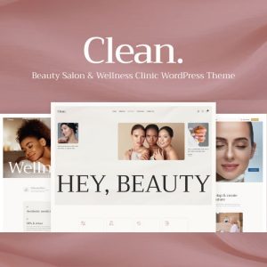 Clean - Beauty Salon & Wellness Clinic WordPress Theme