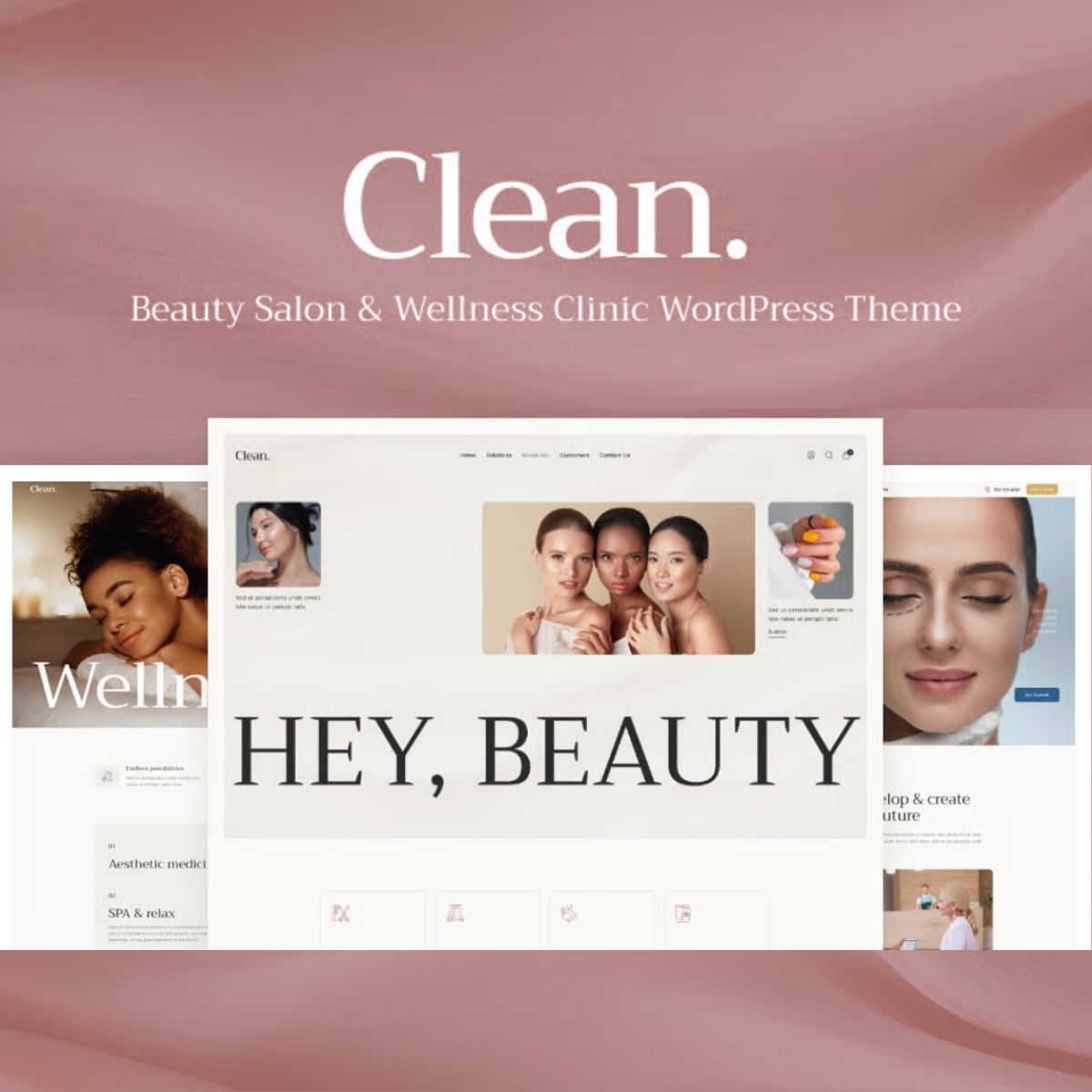 Clean - Beauty Salon & Wellness Clinic WordPress Theme Clean - Beauty Salon & Wellness Clinic WordPress Theme